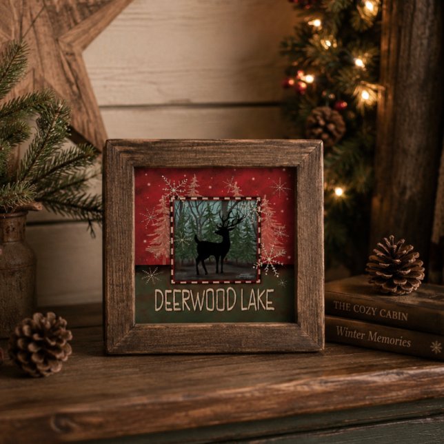 “Deerwood Lake'’ Inspirivity square print (Creator Uploaded)
