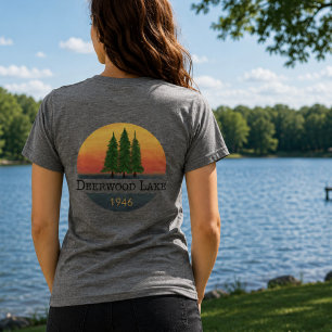 Deerwood Lake Sunset tee shirt