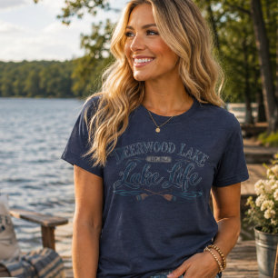 Deerwood Lake Vintage Lake Life Oars Tri-Blend Shirt