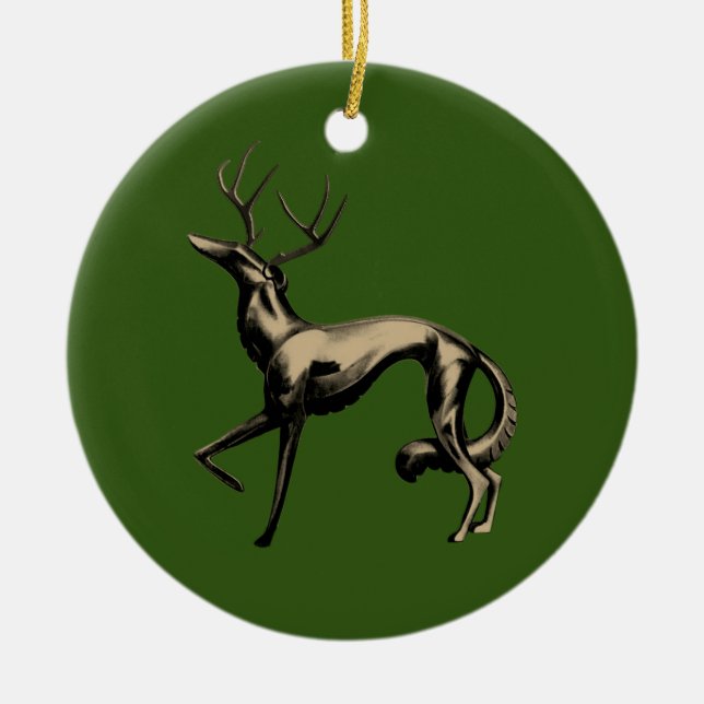 DeerZoi Ornament Green (Front)