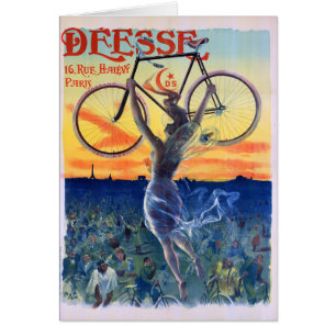 Déesse Cycles 1898 Vintage Advertising Poster
