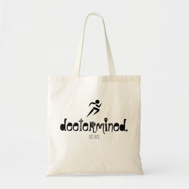 deetermined. gym tote (Front)
