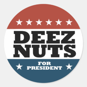 Deez Nuts 2024 Classic Round Sticker