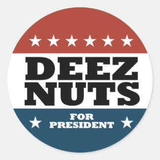 Deez Nuts 2024 Classic Round Sticker