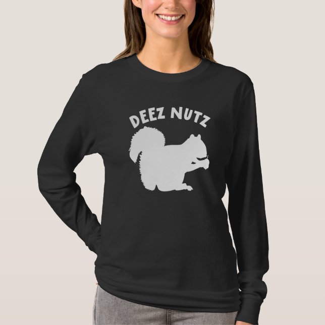 Deez Nuts Nutcracker Christmas Pajama Funny Ugly X T-Shirt (Front)