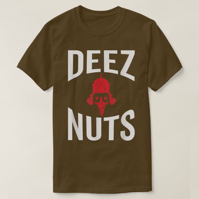 Deez Nuts Nutcracker Funny Ugly Christmas Sweater  (Design Front)