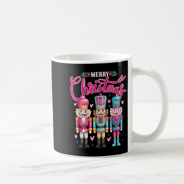Deez Nuts Nutcracker Merry Christmas Matching Paja Coffee Mug (Right)