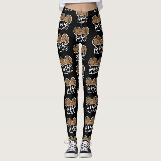 Deez Nutz Funny Illustration Leggings