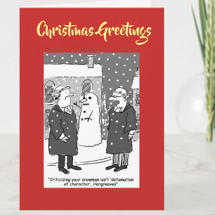 Defamation of Character Lawyers Christmas Card