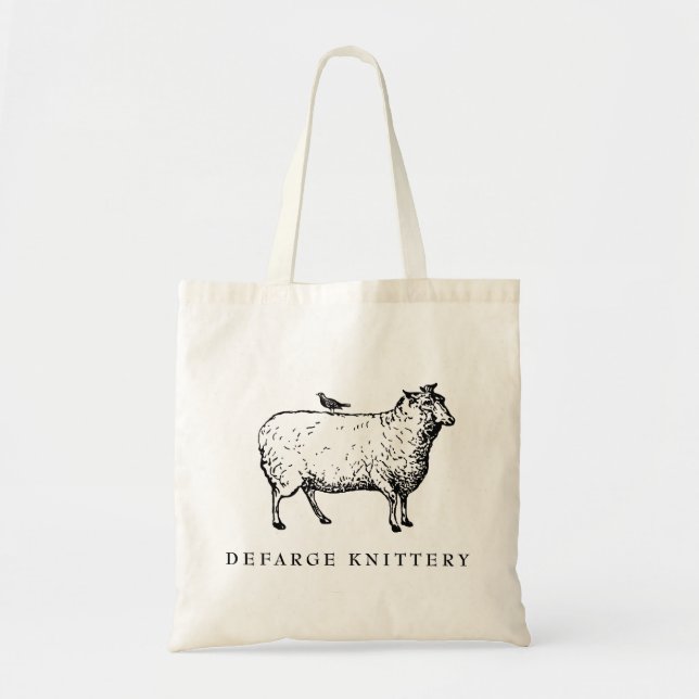 Defarge Knittery Mini Tote (Front)