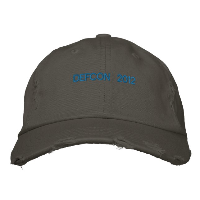 DEFCON 2012 EMBROIDERED HAT (Front)