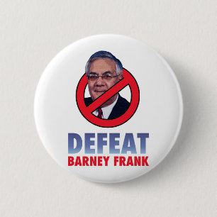 Defeat Barney Frank 6 Cm Round Badge