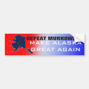 DEFEAT MURKOWSKI BUMPER STICKER