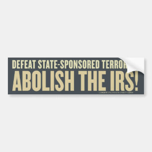 Defeat State-Sponsored Terrorism Bumper Sticker