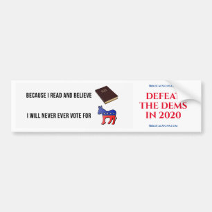 "Defeat the Dems" Bumper Sticker