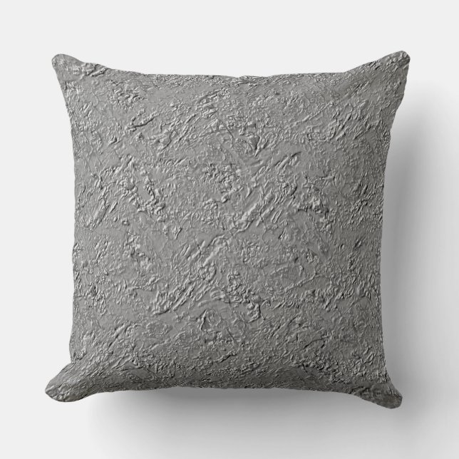 Defective wall with grey texture  cushion (Front)
