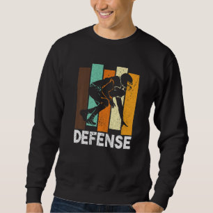 Defence Football Sports For Players Coaches Fans Sweatshirt