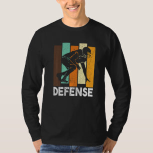 Defence Football Sports For Players Coaches Fans   T-Shirt
