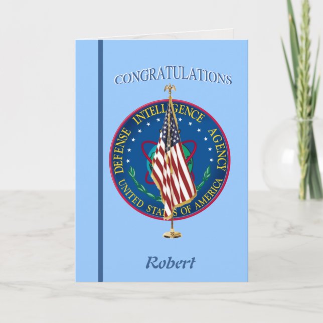 Defence Intelligence Agency Retirement Card (Front)