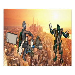 Defence of Planet Earth Photo Print
