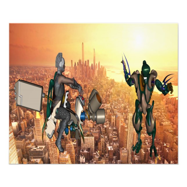 Defence of Planet Earth Photo Print (Front)