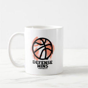 Defence wins championships coffee mug