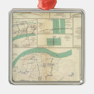 Defences Chattanooga Metal Tree Decoration