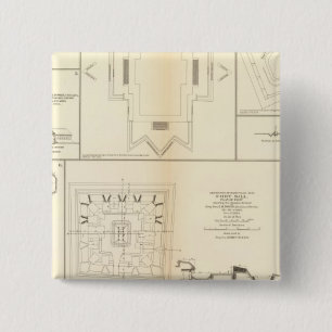 Defences Chattanooga, Nashville 15 Cm Square Badge