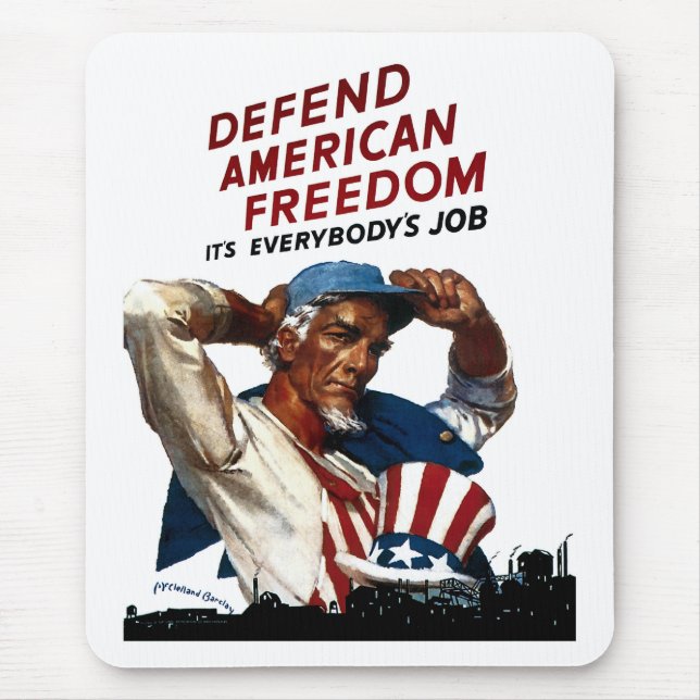 Defend American Freedom Mouse Pad (Front)