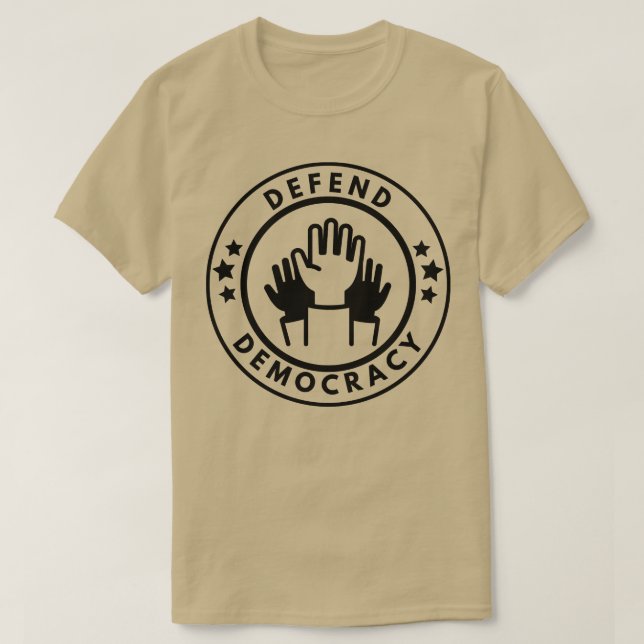 Defend Democracy 27 T-Shirt (Design Front)