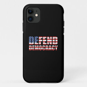 Defend Democracy Pro-Democracy Voting Rights Case-Mate iPhone Case