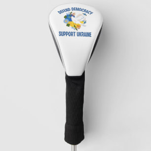 Defend Democracy Support Ukraine American Golf Head Cover