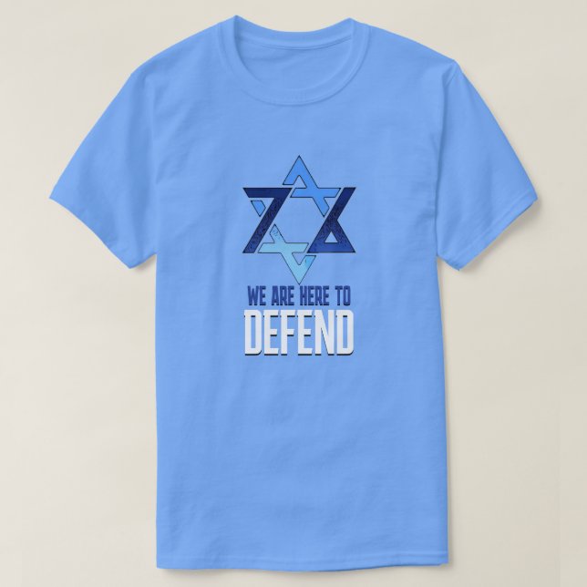 DEFEND ISRAEL T-Shirt (Design Front)