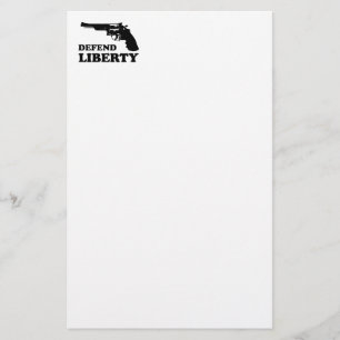 Defend liberty stationery