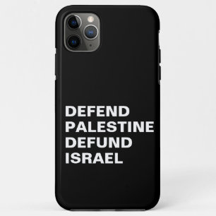 Defend Palestine defund Israel- Anti Israel Case-Mate iPhone Case
