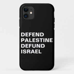 Defend Palestine defund Israel- Anti Israel Case-Mate iPhone Case