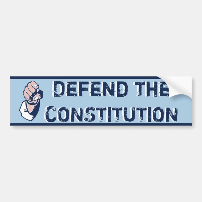Defend the Constitution Bumper Sticker (Front)