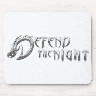 Defend The Night - Smooth Logo Mouse Pad