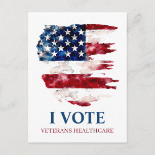 Defend Veterans Benefits Political Postcard