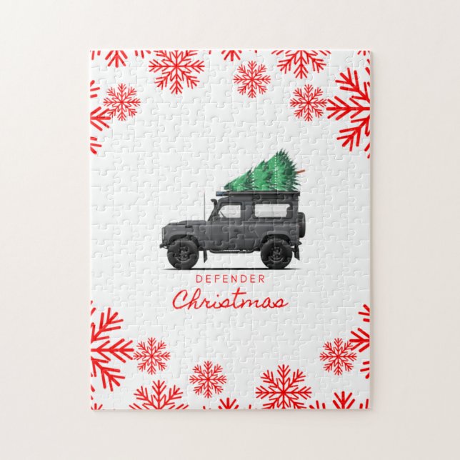 Defender Christmas Puzzle (Vertical)