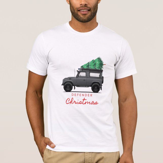 Defender Christmas T-Shirt Men (Front)
