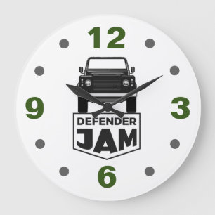 DEFENDER JAM LARGE CLOCK