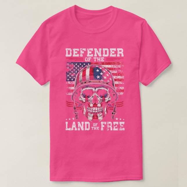 Defender of the Land of the Free T-Shirt (Design Front)