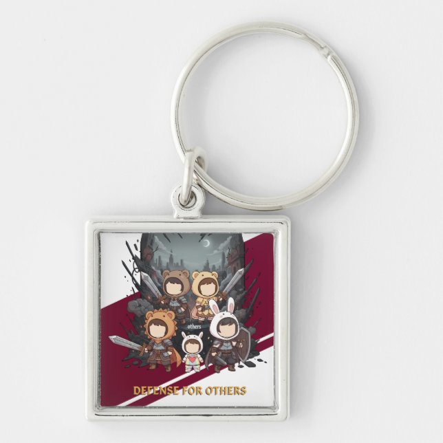 Defense for Others - Little Guardians Key Ring (Front)