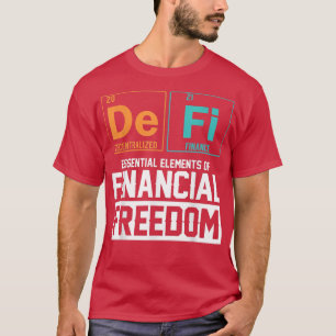 Defi Decentralised Finance  Elements of Financial  T-Shirt