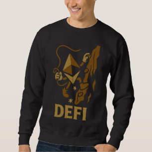 DeFi Ethereum Climbing Decentralized Web3 Warriors Sweatshirt
