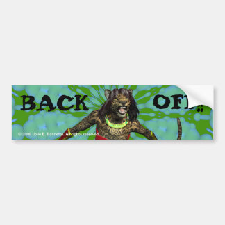 Defiance "Back Off" Bumper Sticker