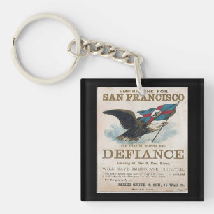 Defiance Clipper Sailing Key Ring