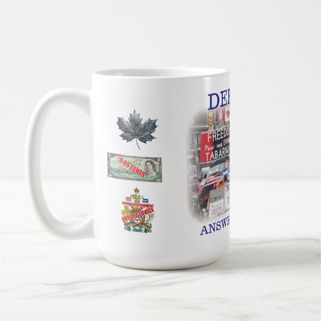 DEFIANCE COFFEE MUG (Left)