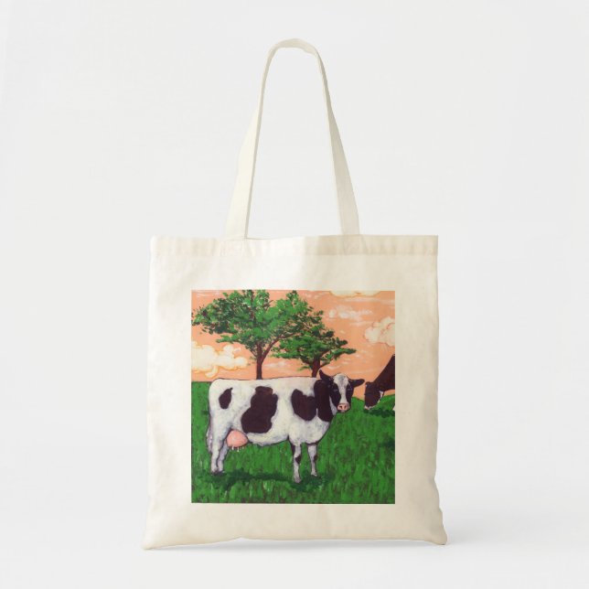 Defiant Cow Tote Bag (Front)